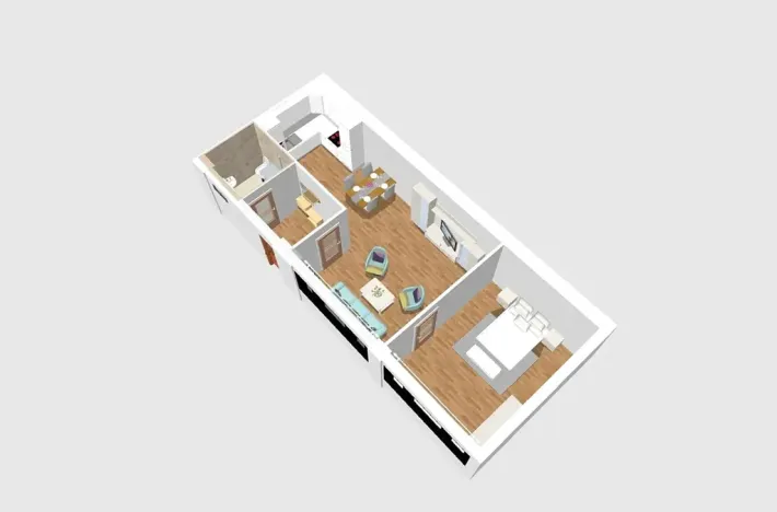 Pronájem bytu 2+kk, Brno, Štefánikova, 61 m2