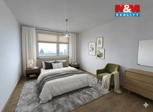 Pronájem bytu 2+1, Ústí nad Labem - Severní Terasa, Rabasova, 62 m2