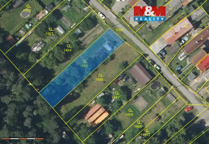 Prodej zahrady, Bítouchov, 721 m2