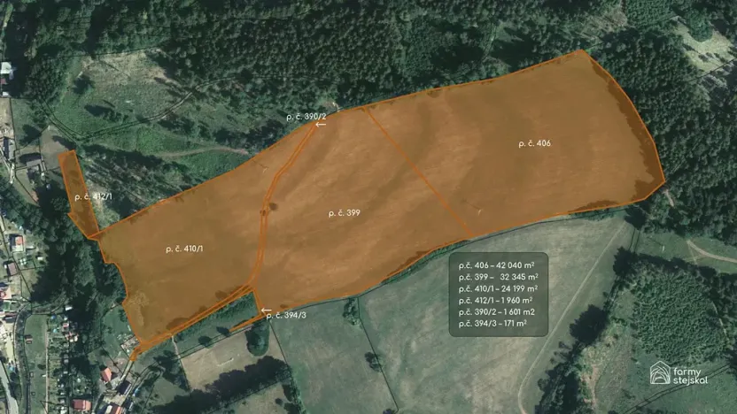Prodej louky, Hostinné, 102316 m2