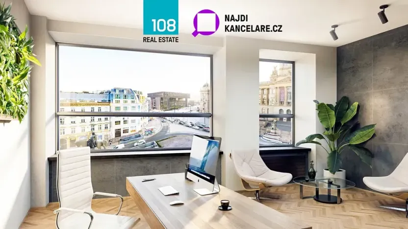 Pronájem kanceláře, Praha - Nové Město, Václavské náměstí, 1630 m2