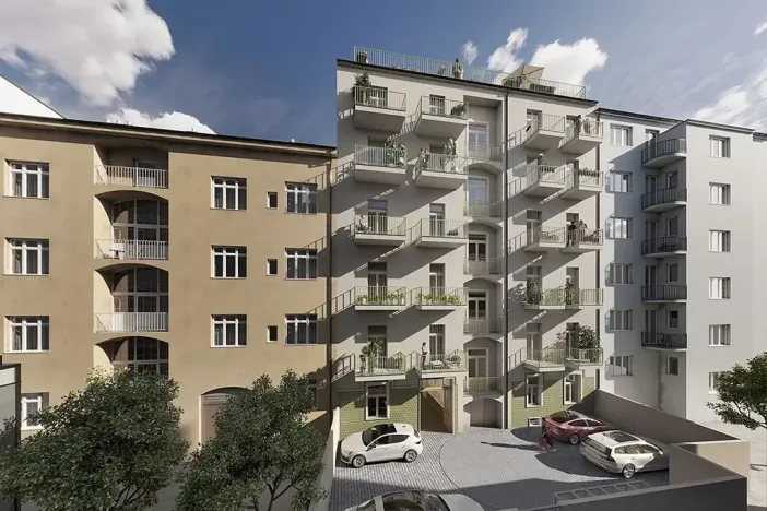 Prodej bytu 2+kk, Praha - Karlín, Křižíkova, 49 m2