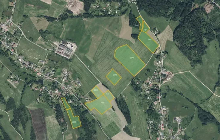 Prodej louky, Jílové u Držkova, 29340 m2