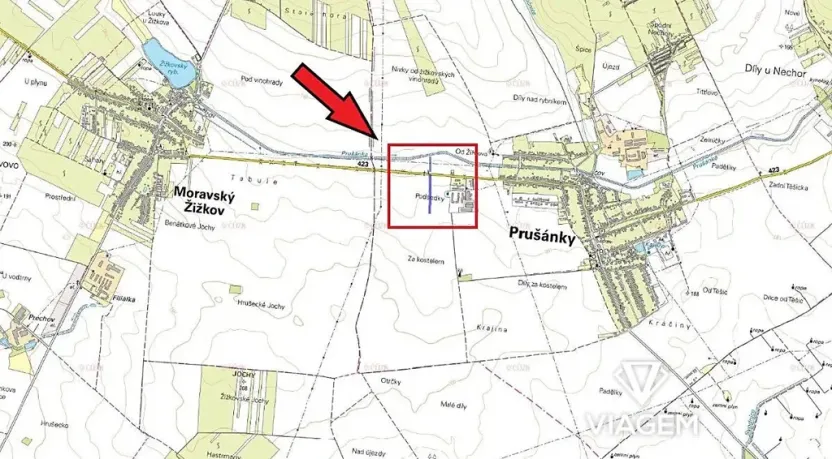 Prodej podílu pole, Prušánky, 230 m2