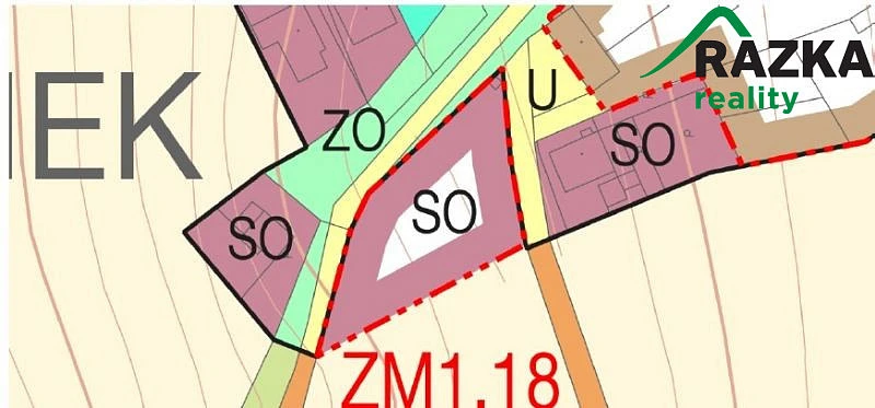 Prodej pozemku, Bystřice nad Pernštejnem, 953 m2