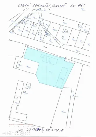 Dražba pozemku, Bohumín, Ovocná, 4854 m2