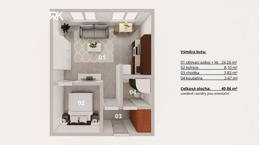 Prodej bytu 1+kk, Praha - Černý Most, Bryksova, 40 m2