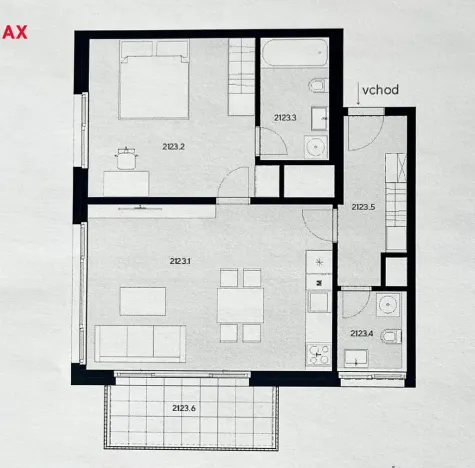 Pronájem bytu 2+kk, Praha - Stodůlky, Hábova, 68 m2