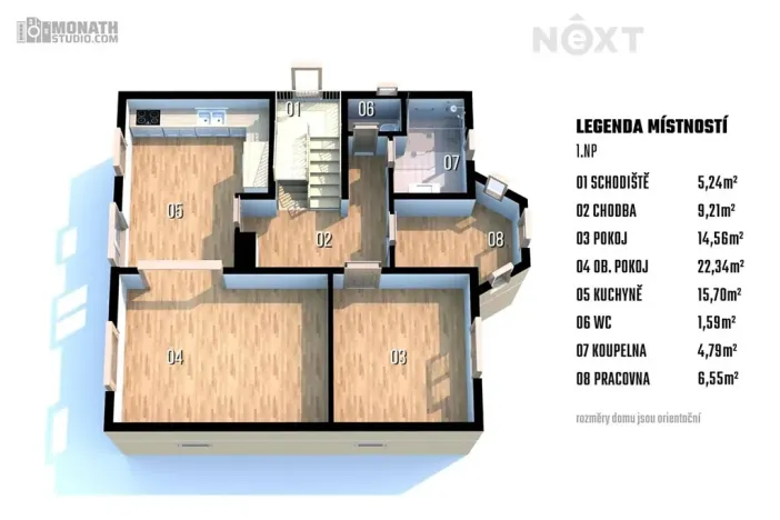 Prodej rodinného domu, Zaječí, Šakvická, 220 m2