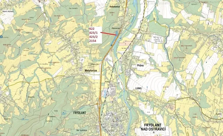 Dražba lesa, Metylovice, 49039 m2