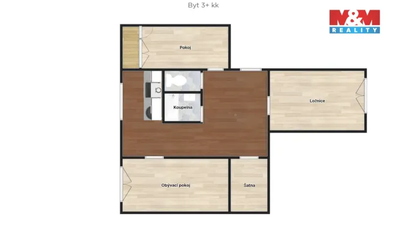 Pronájem bytu 3+1, Rakovník - Rakovník II, Průběžná, 80 m2