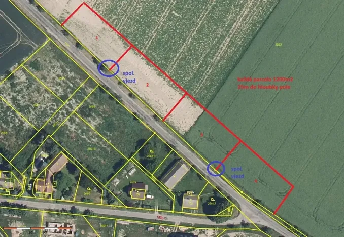 Prodej pozemku pro bydlení, Chocnějovice, 1200 m2