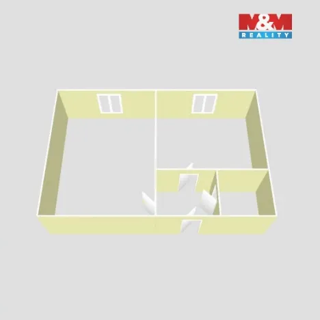 Pronájem bytu 1+1, Kolín, Žižkova, 32 m2