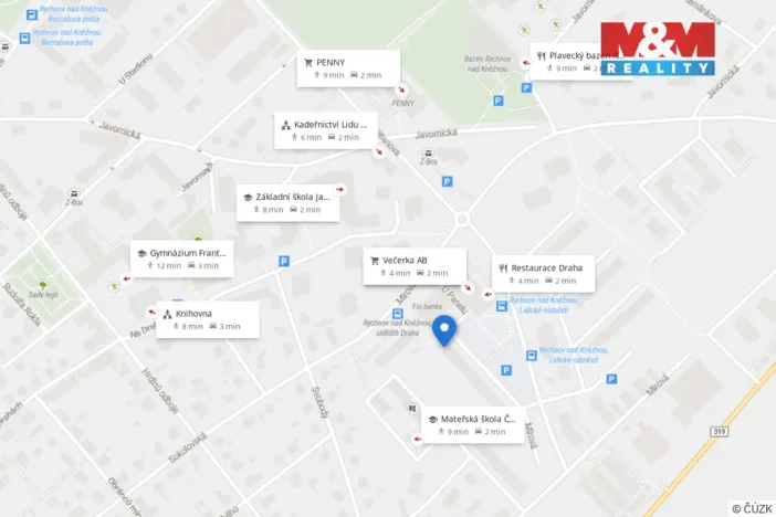 Pronájem bytu 1+1, Rychnov nad Kněžnou, Mírová, 40 m2