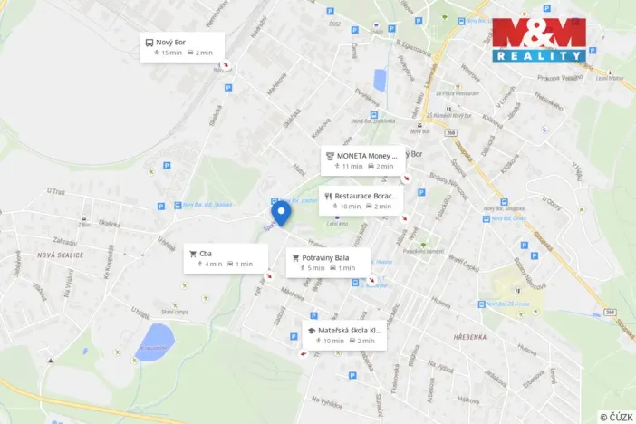 Pronájem bytu 2+1, Nový Bor, Husova, 75 m2