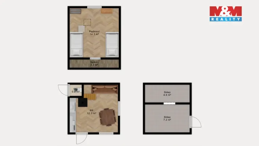 Prodej chaty, Žirovnice, Nový Svět, 25 m2