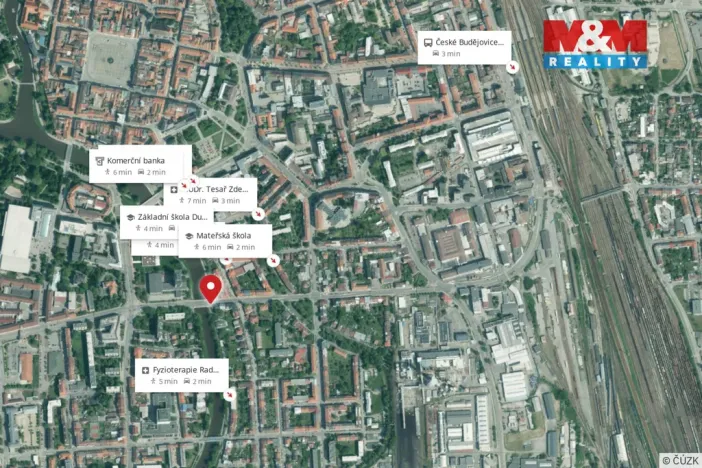 Pronájem bytu 1+1, České Budějovice - České Budějovice 7, Mánesova, 38 m2