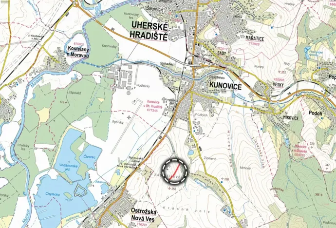 Prodej pole, Kunovice, 4657 m2