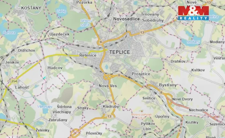 Prodej pole, Teplice - Hudcov, 2914 m2