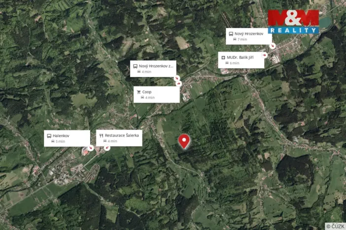 Prodej lesa, Nový Hrozenkov, 16666 m2