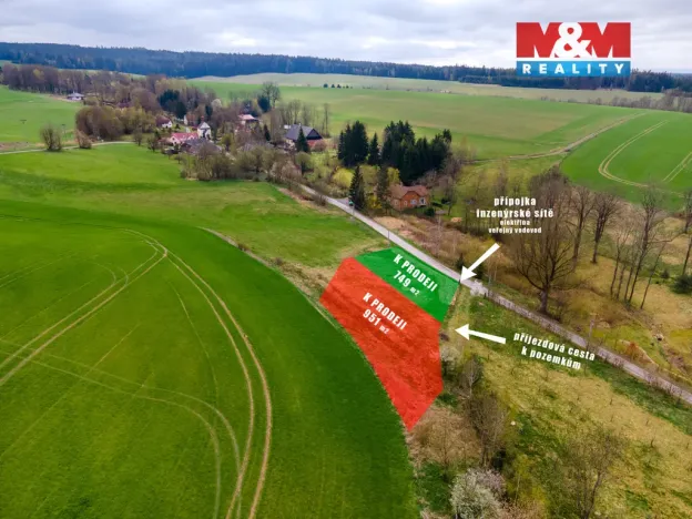 Prodej pozemku pro bydlení, Anenská Studánka - Helvíkov, 1694 m2