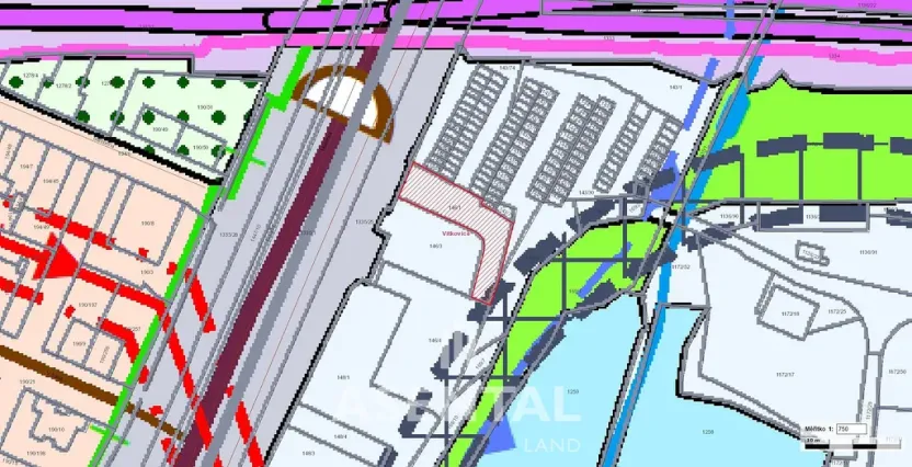 Prodej komerčního pozemku, Ostrava - Vítkovice, 917 m2