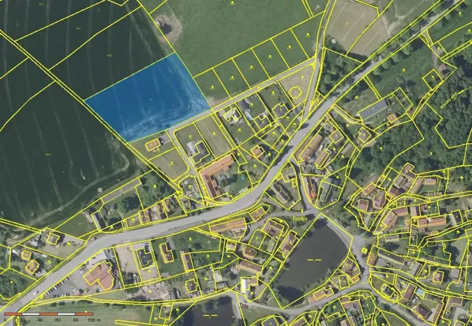 Dražba pozemku pro bydlení, Loket, 7909 m2