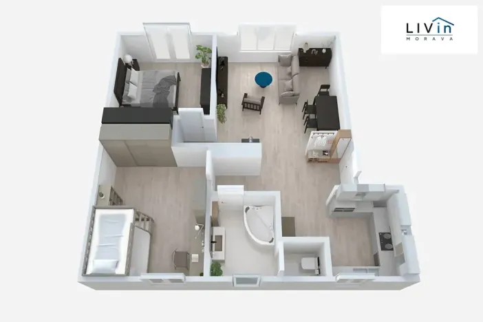 Pronájem bytu 3+kk, Olomouc, Matochova, 72 m2