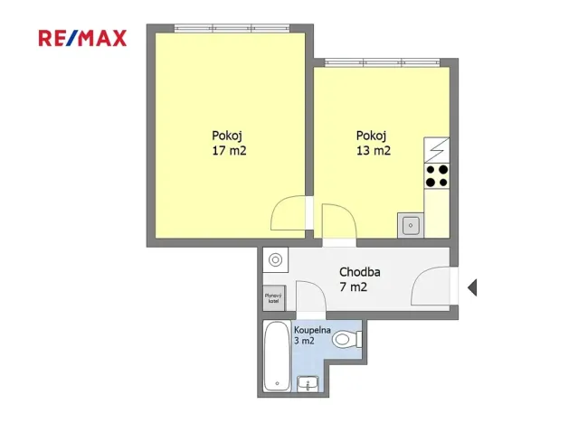 Prodej bytu 2+kk, Praha - Vršovice, Vršovické náměstí, 38 m2