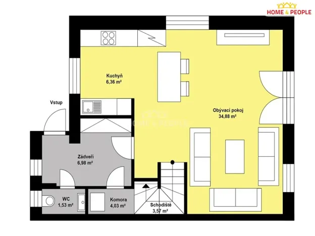 Prodej rodinného domu, Jesenice, Šeříková, 110 m2