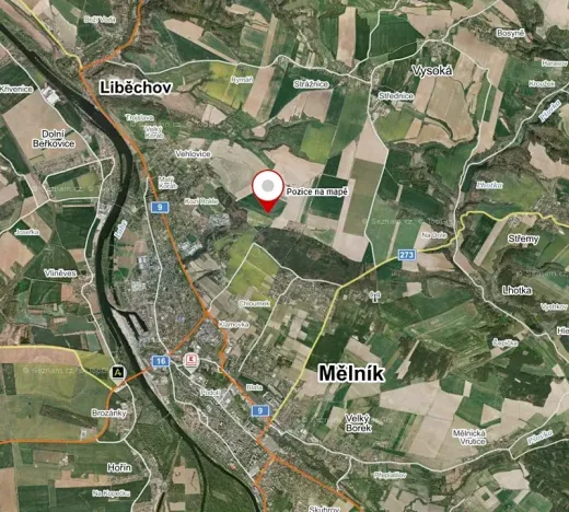 Prodej pole, Mělník, 22731 m2