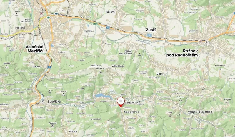 Prodej pozemku, Malá Bystřice, 933 m2