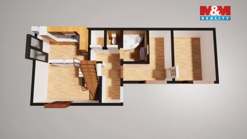 Prodej rodinného domu, Benátky nad Jizerou - Kbel, 75 m2