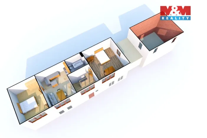 Prodej činžovního domu, Děčín - Děčín V-Rozbělesy, Ústecká, 741 m2