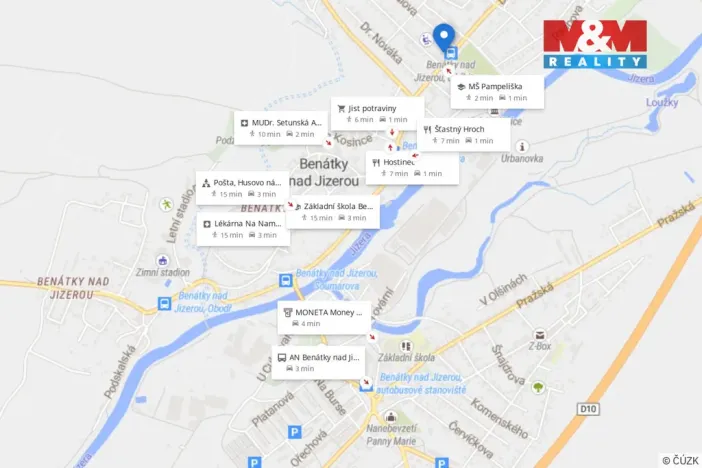 Pronájem bytu 2+1, Benátky nad Jizerou - Benátky nad Jizerou I, Dražická, 49 m2
