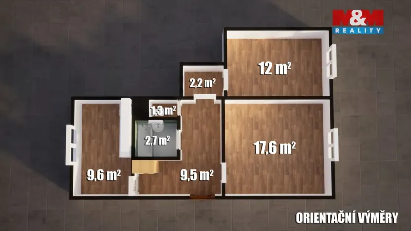 Prodej bytu 2+1, Česká Lípa, Červeného kříže, 56 m2