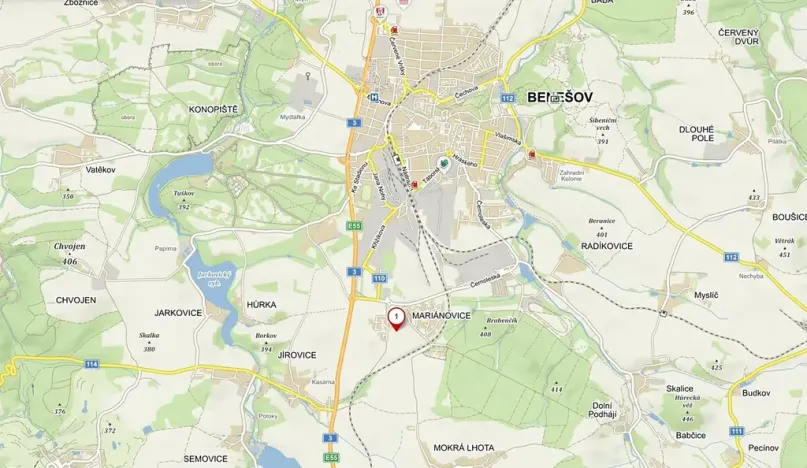 Prodej pozemku pro bydlení, Benešov, 1348 m2