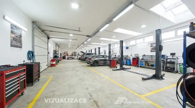 Prodej výrobních prostor, Zlín, Šrámkova, 643 m2