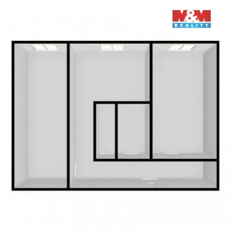 Prodej bytu 2+1, Chomutov, Borová, 60 m2