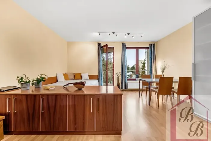 Pronájem bytu 1+kk, Praha - Podolí, Jeremenkova, 44 m2