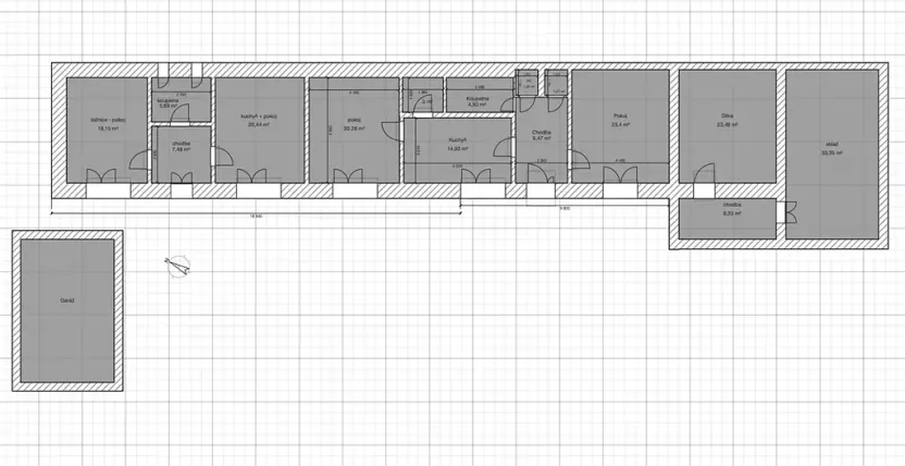 Prodej vícegeneračního domu, Vitice, 135 m2