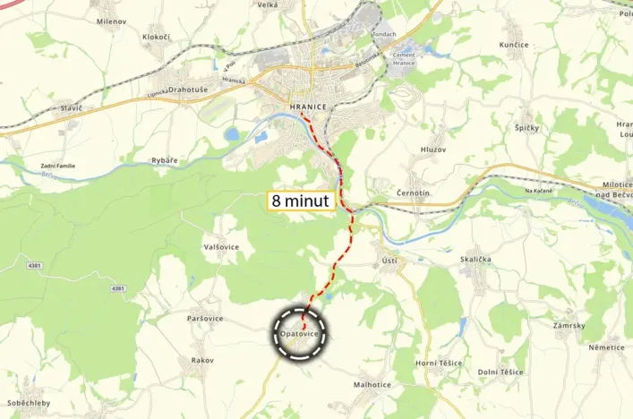 Prodej podílu pozemku pro bydlení, Opatovice, 2873 m2