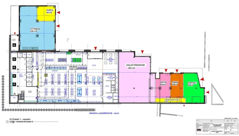 Pronájem obchodního prostoru, Ludgeřovice, Hlučínská, 60 m2