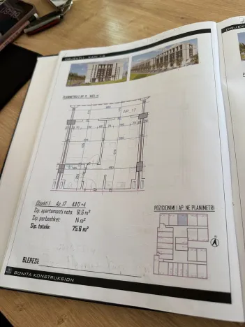 Prodej bytu 1+kk, Rruga Viena, Golem, Albánie, 37 m2