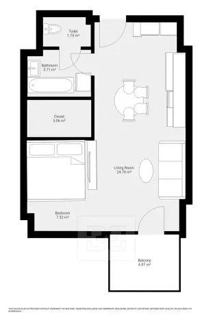 Pronájem bytu 2+kk, Praha - Holešovice, V háji, 43 m2