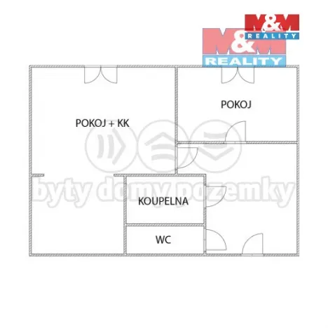 Prodej bytu 2+kk, Praha - Horní Měcholupy, Nad přehradou, 44 m2