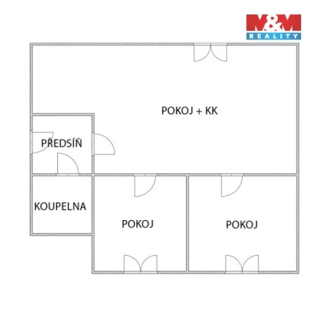 Pronájem bytu 3+kk, Církvice, 75 m2