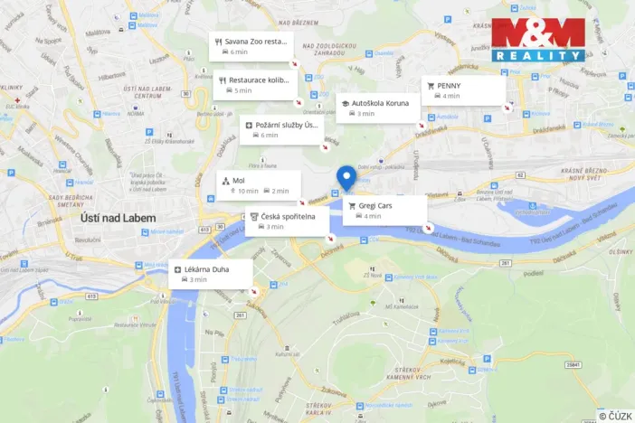 Pronájem kanceláře, Ústí nad Labem - Krásné Březno, Přístavní, 53 m2