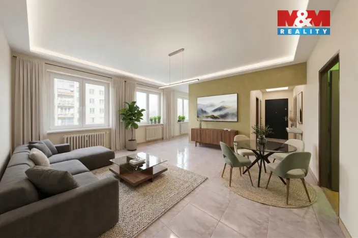 Prodej bytu 2+1, Karviná - Mizerov, Čajkovského, 64 m2