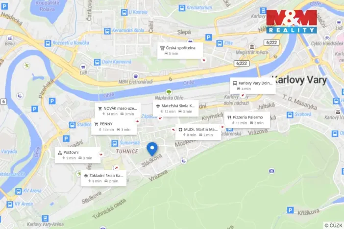 Prodej bytu 4+1, Karlovy Vary, Sládkova, 94 m2